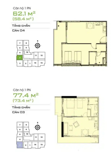 thiết kế căn hộ csj tower vũng tàu