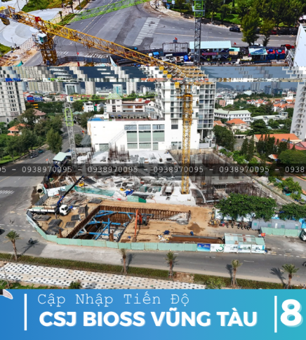 Tiến Độ CSJ Bioss Vũng Tàu Tháng 10/2025: Cập Nhật Xây Dựng Giai Đoạn 2 & 3 Dự Án CSJ Tower Vũng Tàu