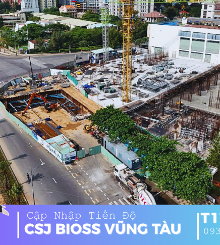 Tiến Độ CSJ Bioss Vũng Tàu Tháng 11/2025: Cập Nhật Xây Dựng Giai Đoạn 2 & 3 Dự Án CSJ Tower Vũng Tàu